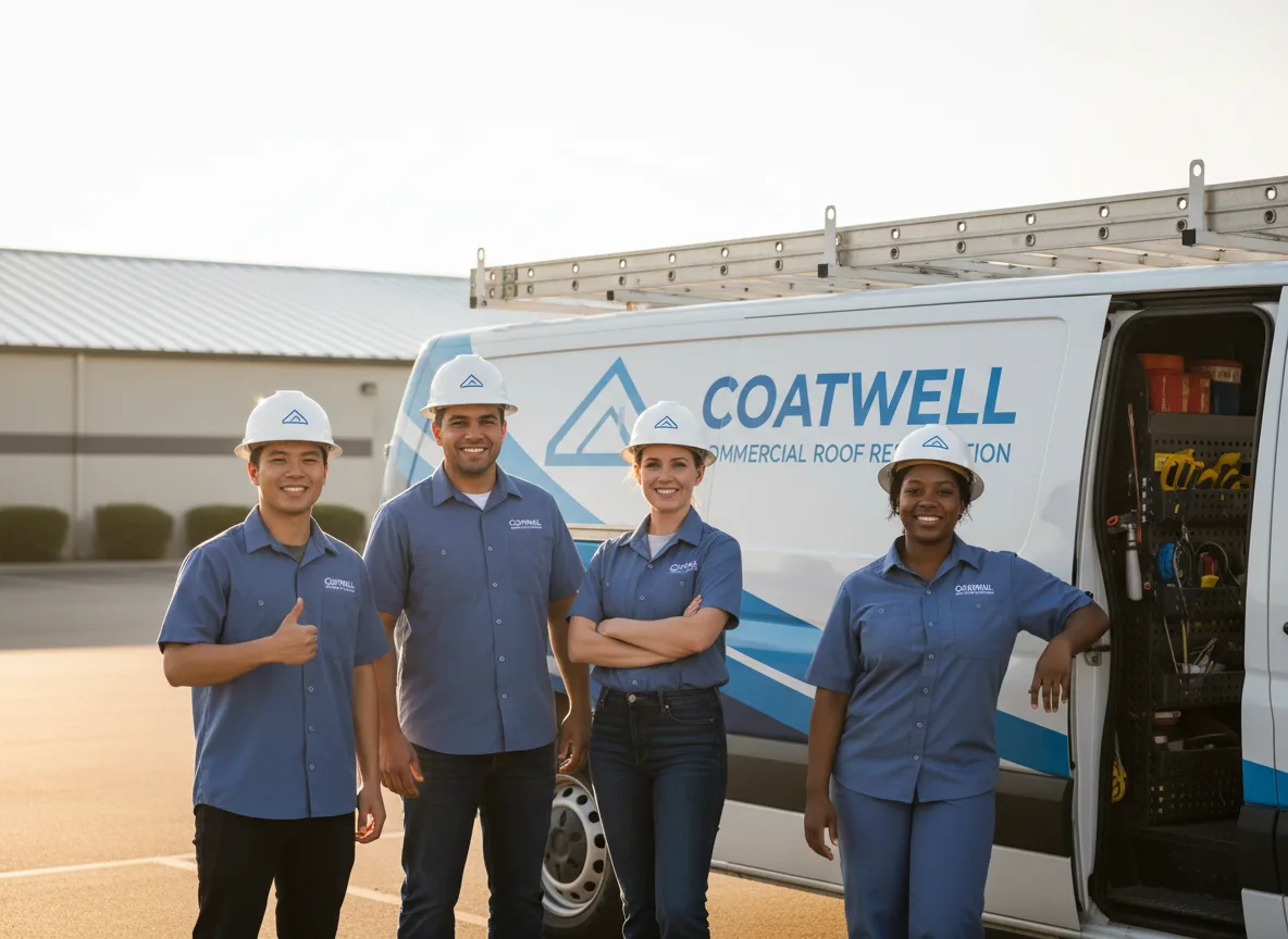Commercial roof coating company in Omega, OK